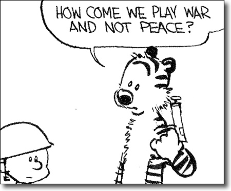 Calvin Hobbes War Game